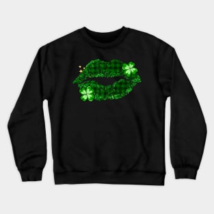 ST Patricks day Lips Crewneck Sweatshirt